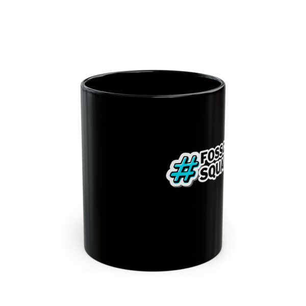 Fossil Squad Black Mug, Fun Coffee Cup, Birthday Gift, Office Decor, Unique Drinkware - Image 2