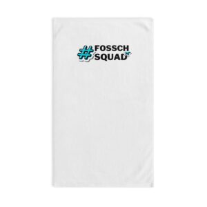 Fossch Squad Hand Towel - Fun & Unique Kitchen Towel, Personalized Bathroom Decor, Gift for Friends, Home Accessories, #FosschSquad