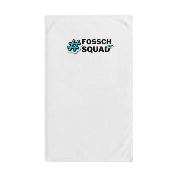 Fossch Squad Hand Towel - Fun & Unique Kitchen Towel, Personalized Bathroom Decor, Gift for Friends, Home Accessories, #FosschSquad