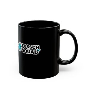 Fossil Squad Black Mug, Fun Coffee Cup, Birthday Gift, Office Decor, Unique Drinkware