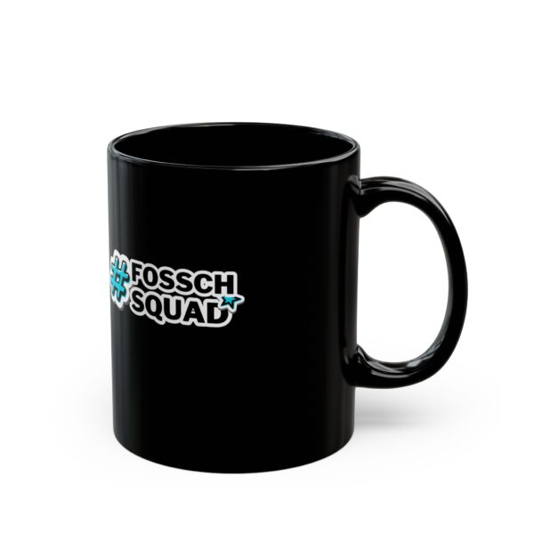 Fossil Squad Black Mug, Fun Coffee Cup, Birthday Gift, Office Decor, Unique Drinkware