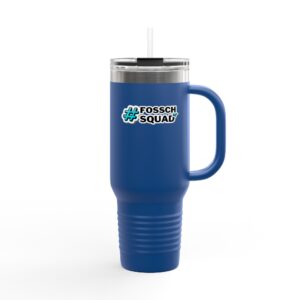Fossch Squad Insulated Travel Mug, 40oz - Perfect for Adventures, Road Trips, Coffee Lovers, or Gifts, Durable and Stylish